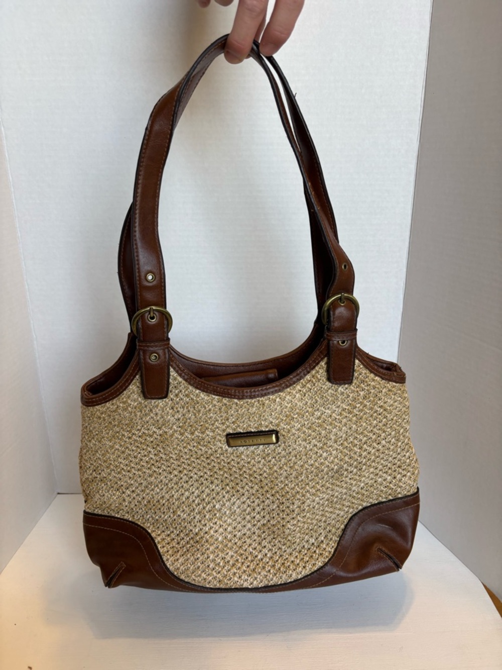 Y2K Rosetti Women’s Boho Hemp Straw Woven Shoulder Bag